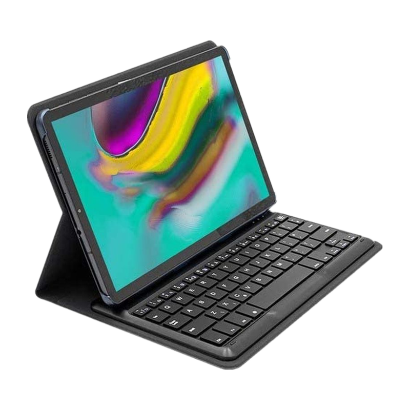 三星(Samsung)Tab S6 Lite 无线蓝牙键盘盖书皮键盘 人体工程学 保护套时尚轻巧设计 黑色